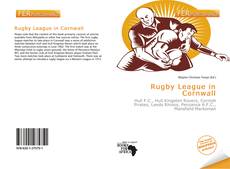 Rugby League in Cornwall的封面