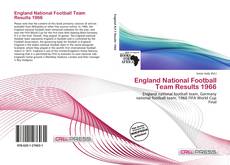 England National Football Team Results 1966 kitap kapağı