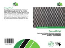 Buchcover von Anang Ma'ruf