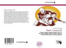 Capa do livro de Super League III 