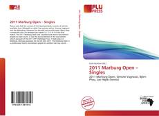 Bookcover of 2011 Marburg Open – Singles