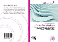 Capa do livro de Proton Malaysian Open 