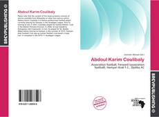 Capa do livro de Abdoul Karim Coulibaly 