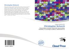 Portada del libro de Christopher Schorch