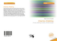 Buchcover von Charles Ridding