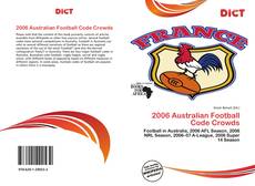 2006 Australian Football Code Crowds的封面