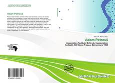 Portada del libro de Adam Petrouš