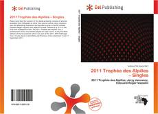 2011 Trophée des Alpilles – Singles kitap kapağı