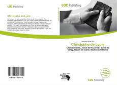 Copertina di Christophe de Lycie