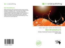 Borítókép a  Ben Brocklehurst - hoz