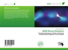 Copertina di ANSI Device Numbers