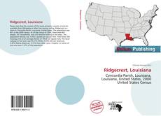 Portada del libro de Ridgecrest, Louisiana