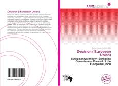 Copertina di Decision ( European Union)