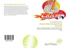 Обложка Honor Oak Cricket Club Ground