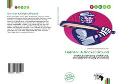 Capa do livro de Garrison A Cricket Ground 