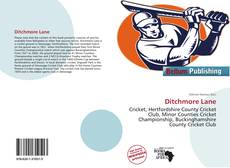 Portada del libro de Ditchmore Lane