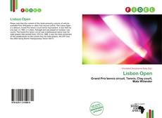 Capa do livro de Lisbon Open 