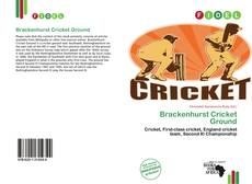 Buchcover von Brackenhurst Cricket Ground