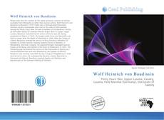 Portada del libro de Wolf Heinrich von Baudissin