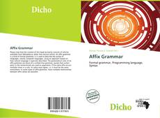 Couverture de Affix Grammar