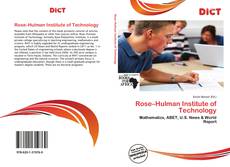 Rose–Hulman Institute of Technology的封面