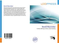 Couverture de David Macindoe