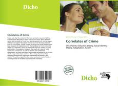 Bookcover of Correlates of Crime