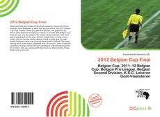 Copertina di 2012 Belgian Cup Final