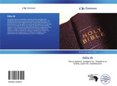 Capa do livro de Félix III 