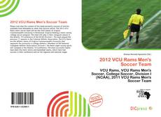 2012 VCU Rams Men's Soccer Team的封面