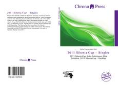 Bookcover of 2011 Siberia Cup – Singles