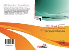 Copertina di 2011 Slovak Open – Women's Singles