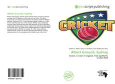 Bookcover of Albert Ground, Sydney