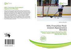 Buchcover von NHL Franchise Post-season Appearance Streaks