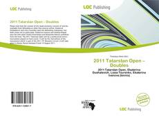 Bookcover of 2011 Tatarstan Open – Doubles