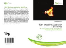 Buchcover von 1961 Western Australian Bushfires