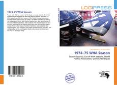 Обложка 1974–75 WHA Season