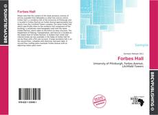 Buchcover von Forbes Hall