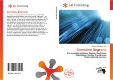 Couverture de Germaine Degrond