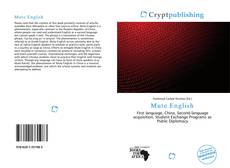 Bookcover of Mute English