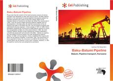 Portada del libro de Baku–Batumi Pipeline