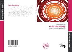 Capa do livro de Case Sensitivity 