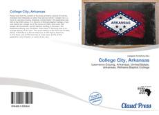 Portada del libro de College City, Arkansas