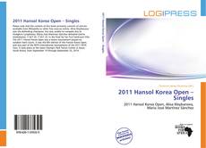 Couverture de 2011 Hansol Korea Open – Singles