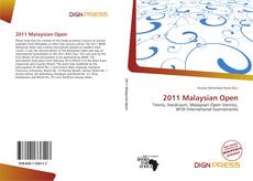 Bookcover of 2011 Malaysian Open