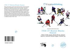 Обложка 1926–27 Boston Bruins Season