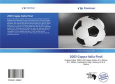 Capa do livro de 2003 Coppa Italia Final 