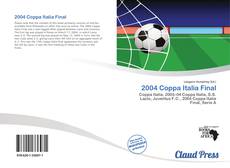 Portada del libro de 2004 Coppa Italia Final