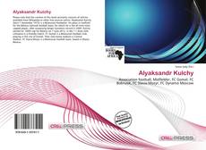 Capa do livro de Alyaksandr Kulchy 