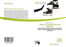 1956–57 Boston Bruins Season的封面